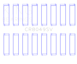 BMW S63 Rod Bearings - King Engine Bearings - `08-`11 BMW S63 Rod Bearings - King Engine Bearings - `08-`11